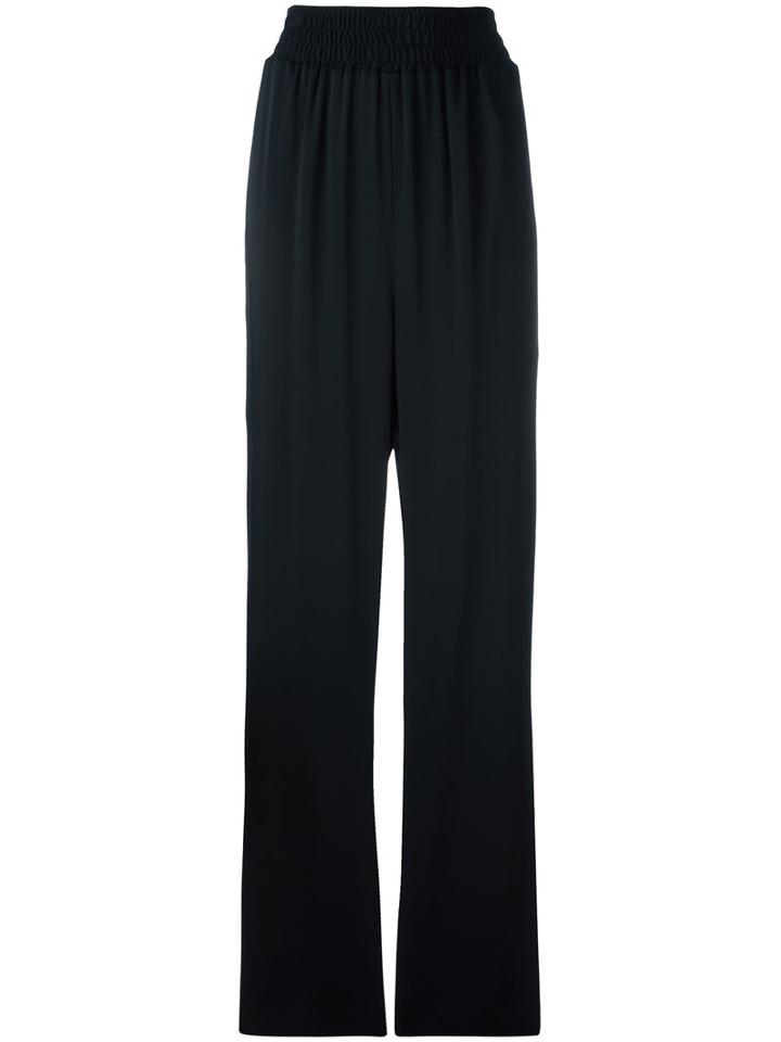 Balenciaga High-waisted Trousers, Women's, Size: 36, Black, Acetate/viscose