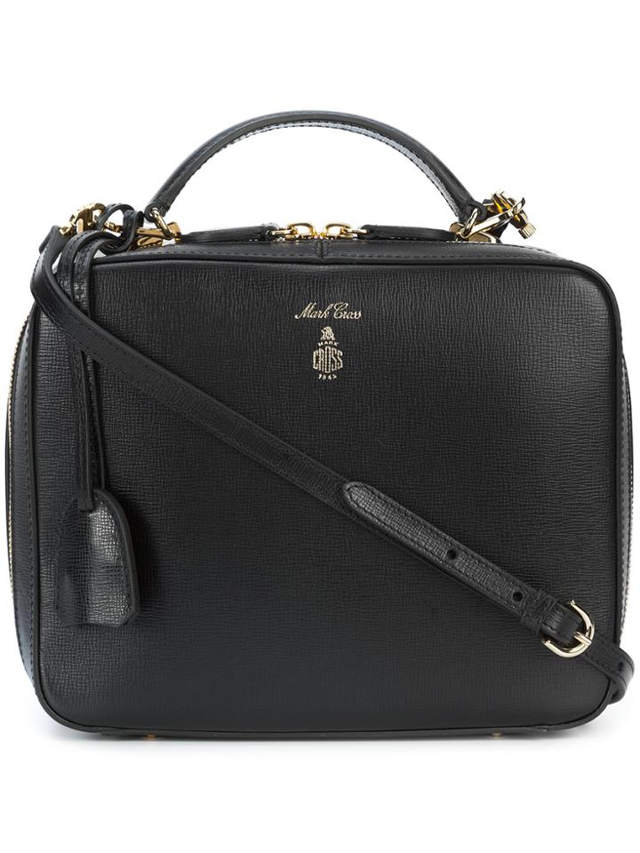 Mark Cross Logo Stamp Crossbody Bag - Black