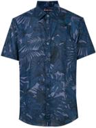 Michael Michael Kors Tropical-print Shirt - Blue