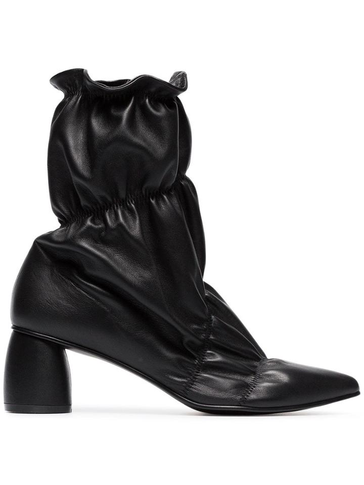 Reike Nen Reike 60 Parashut Lthr Bt Ankl - Black