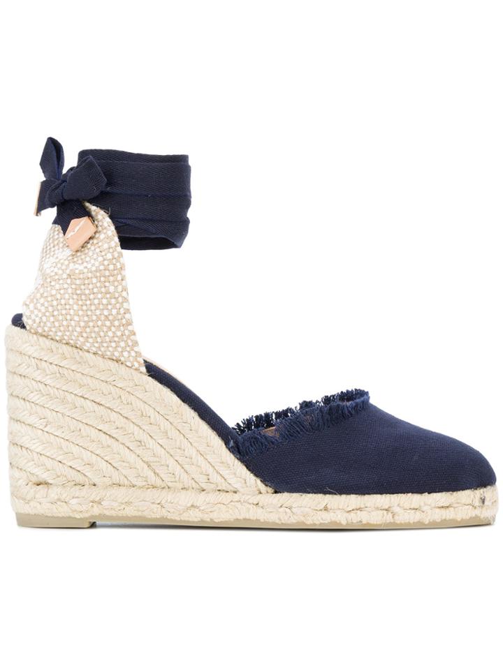 Castañer Canela Wedge Espadrilles - Blue