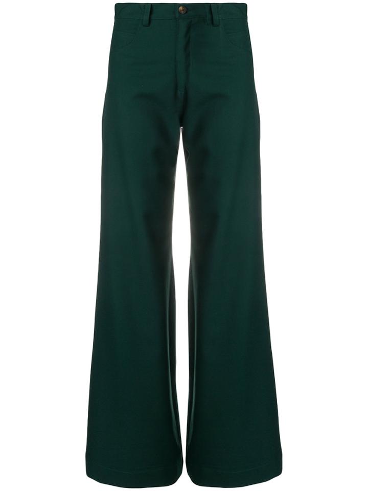 Société Anonyme Classic Wide-leg Trousers - Green