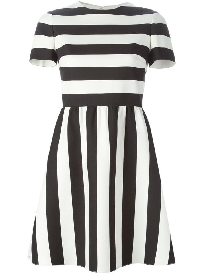 Valentino Striped Mini Dress