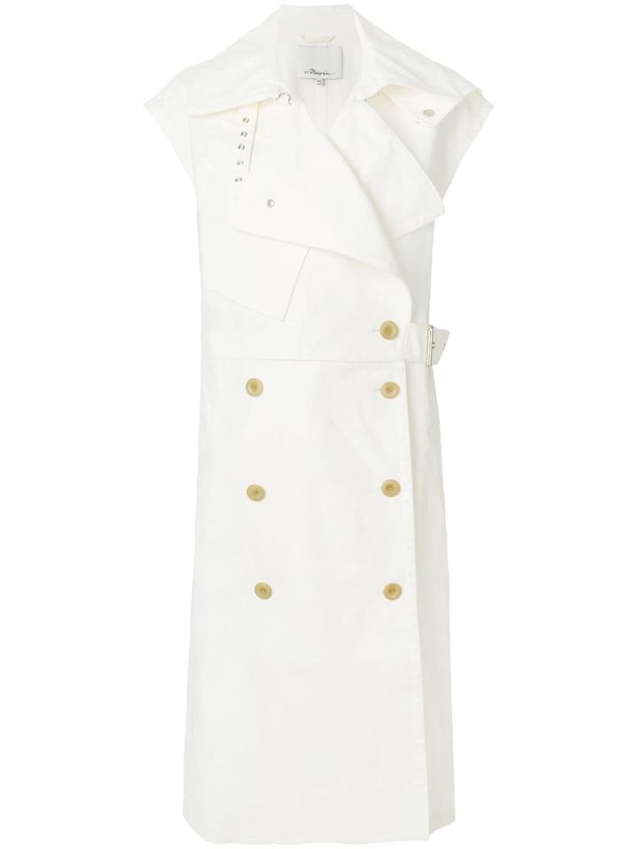 3.1 Phillip Lim Utility Belted Trench Vest - White