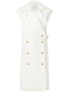 3.1 Phillip Lim Utility Belted Trench Vest - White
