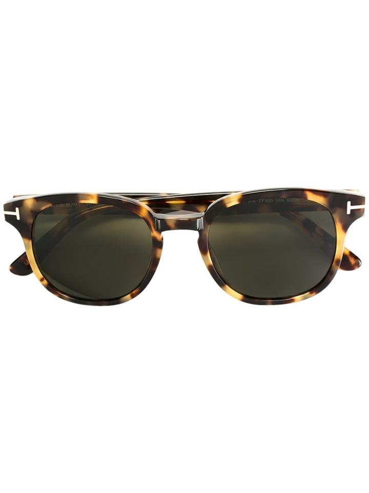 Tom Ford Eyewear Tortoiseshell Square Sunglasses - Multicolour