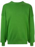 Tomorrowland Dropped Shoulder Sweater - Green