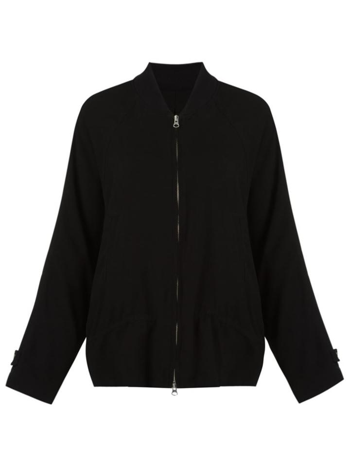 Uma Raquel Davidowicz 'pardal' Bomber Jacket, Women's, Size: 42, Black, Viscose