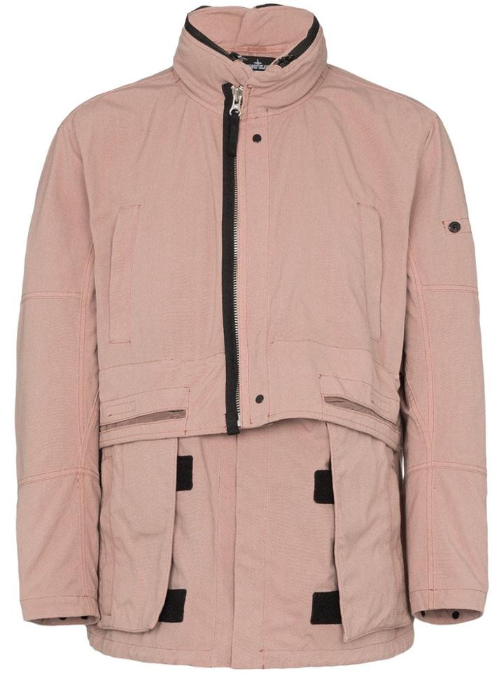 Stone Island Shadow Project Windbreaker Jacket - Pink