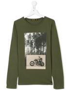 Finger In The Nose Printed Sweatshirt - Green