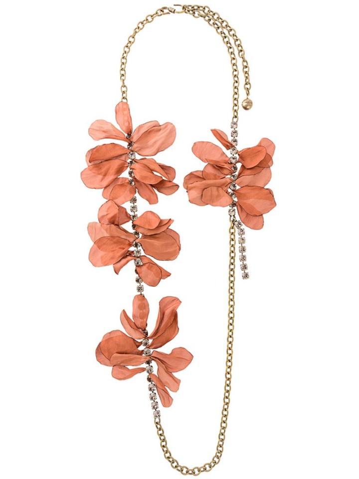 Lanvin 'gina' Flowers Necklace