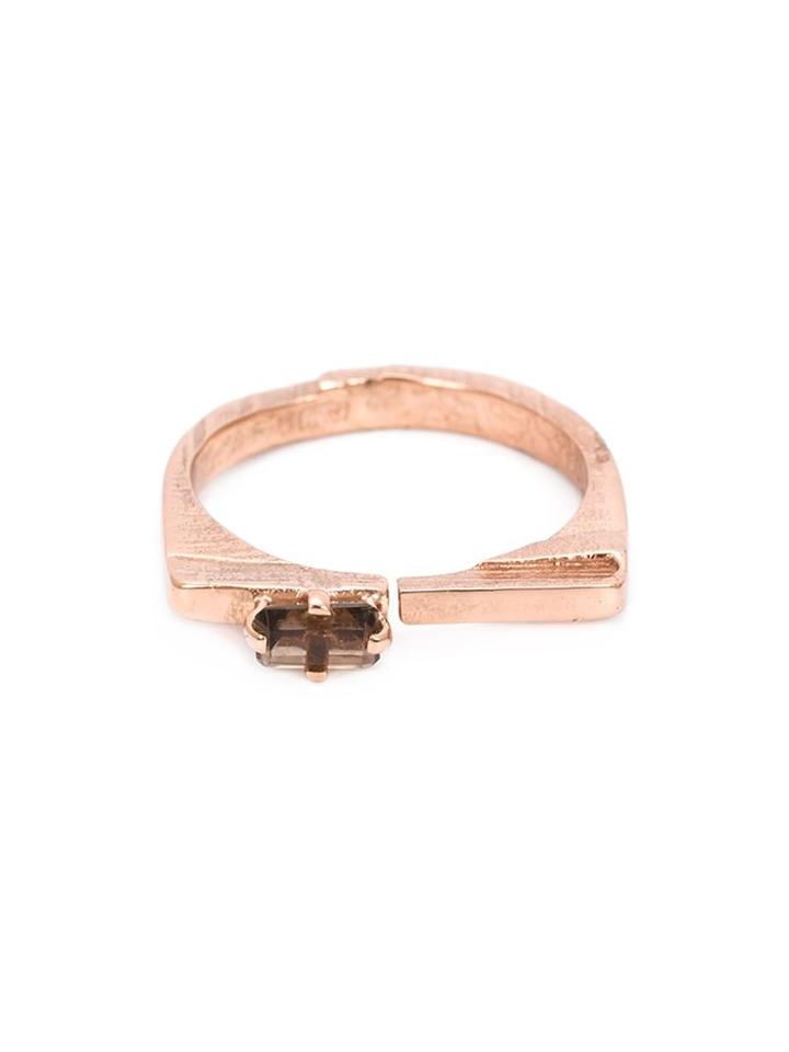 Cornelia Webb Small Sliced Square Ring