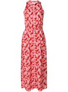 Borgo De Nor Floral Print Shirt Dress - Pink & Purple