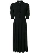 Prada Pleated Shirt Dress - Black