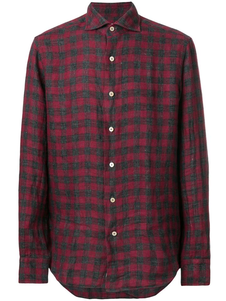 Alessandro Gherardi Checked Shirt - Red