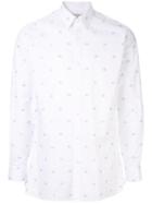 Gieves & Hawkes All-over Logo Print Shirt - White