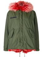 As65 Contrast Lining Coat - Green
