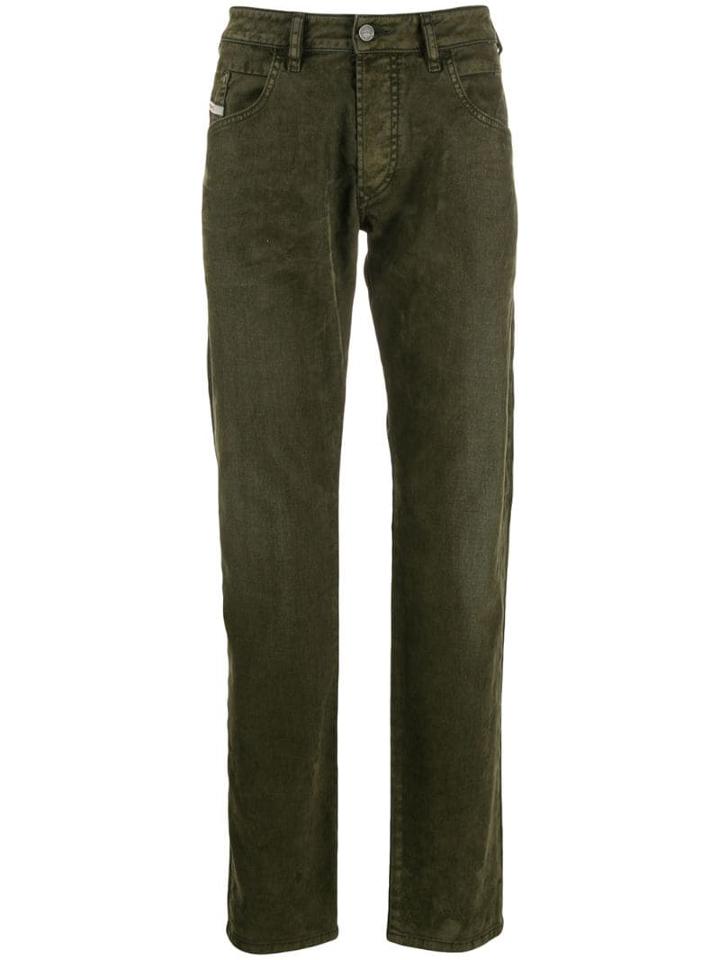 Diesel D-bazer Straight-leg Jeans - Green