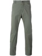 Closed Slim Fit Chinos, Men's, Size: 28, Green, Cotton/spandex/elastane