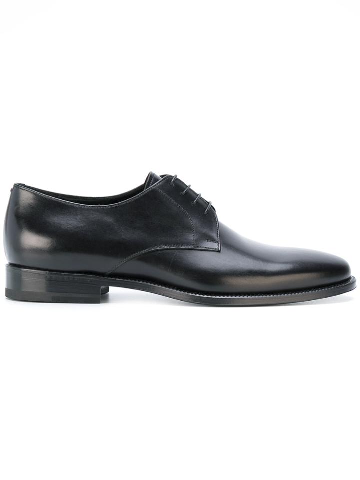 Jil Sander Lace Up Derby Shoes - Black
