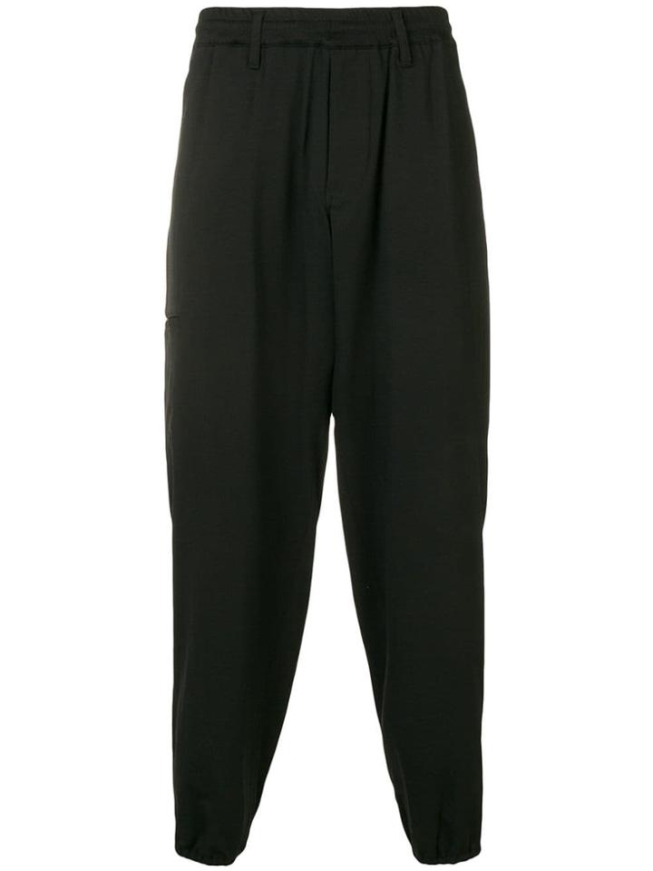 Yohji Yamamoto Regulation Casual Trousers - Black