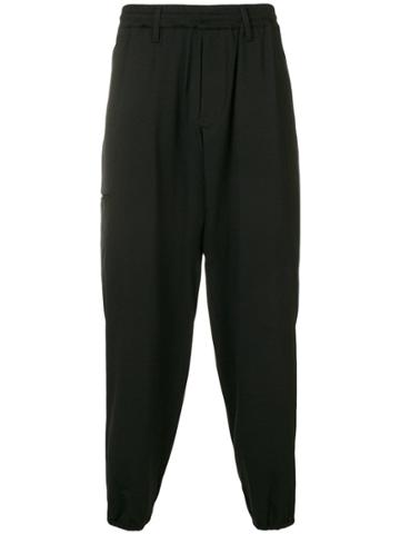 Yohji Yamamoto Regulation Casual Trousers - Black