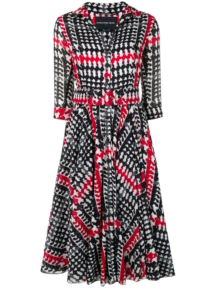 Samantha Sung Aster Dress - Blue