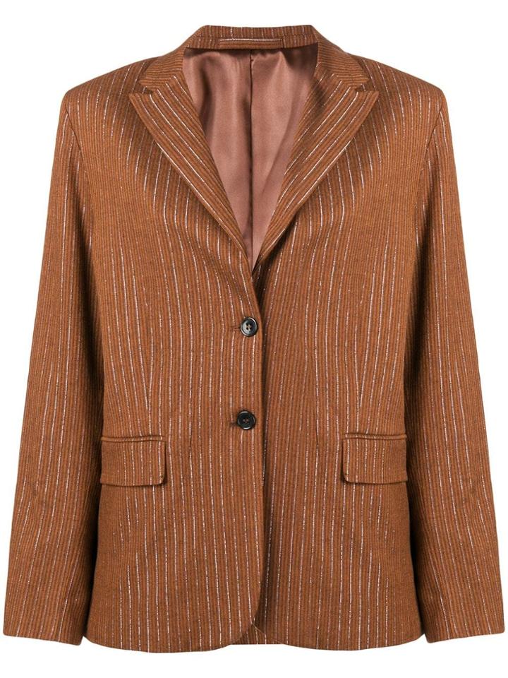 Polder Structured Blazer - Brown