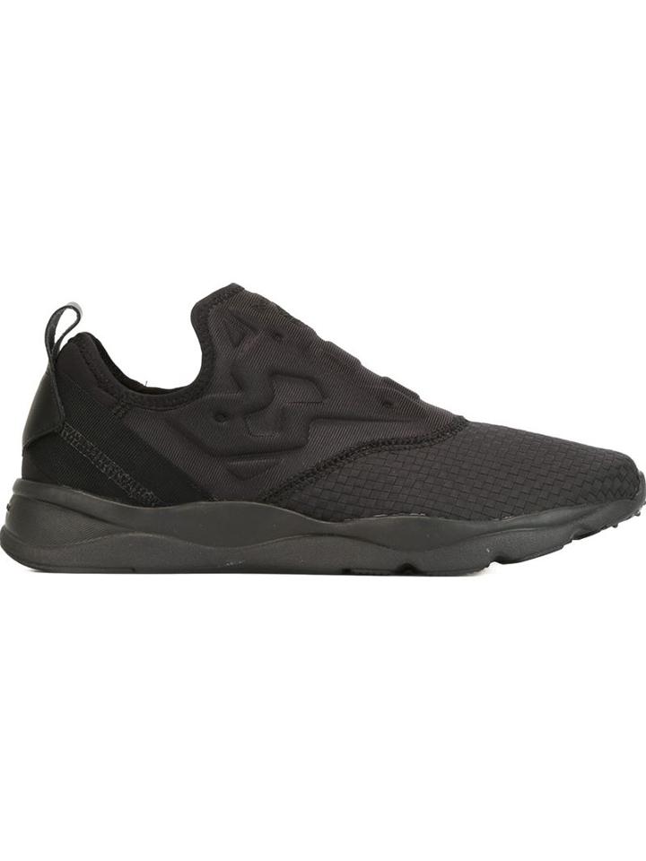 Reebok Basket Weave Effect Slip On Sneakers