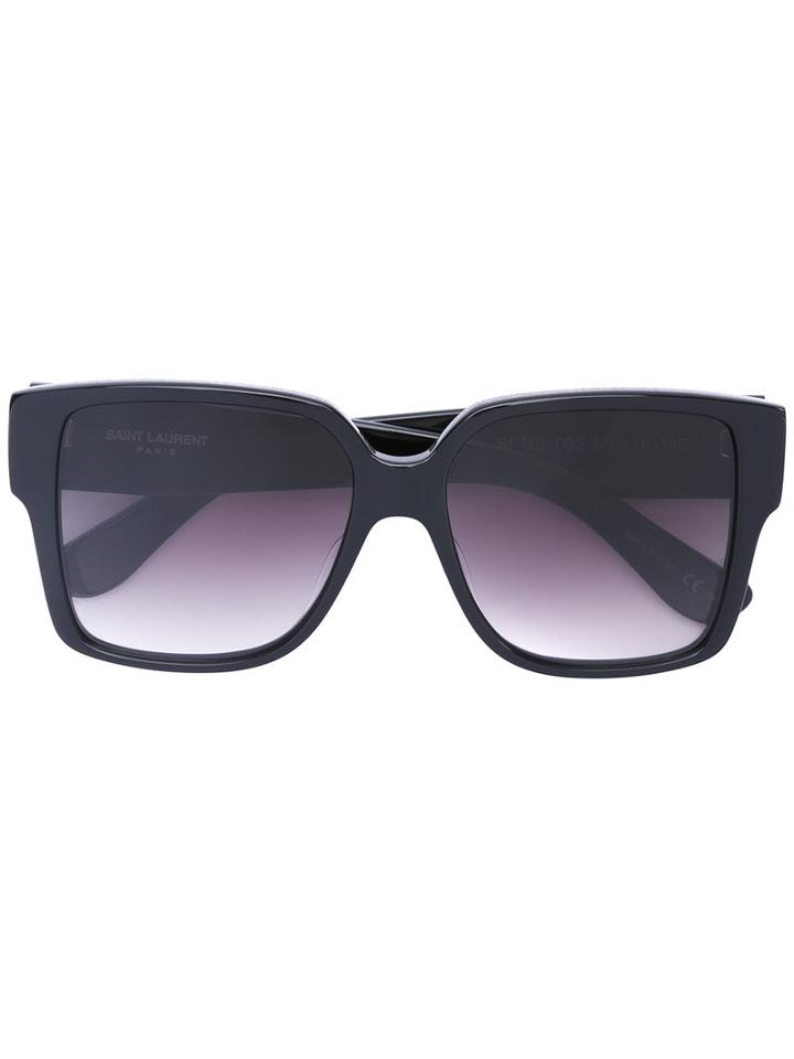 Saint Laurent - Bold 1 Sunglasses - Women - Plastic - One Size, Black, Plastic