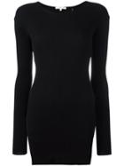 Helmut Lang Round Neck Jumper, Women's, Size: Xs, Black, Cotton/angora