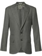 Brunello Cucinelli Wool Blazer, Men's, Size: 48, Grey, Wool