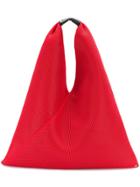 Mm6 Maison Margiela Triangle Tote Bag - Red