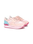 Hogan Kids Running Sneakers, Girl's, Size: 29, Pink/purple