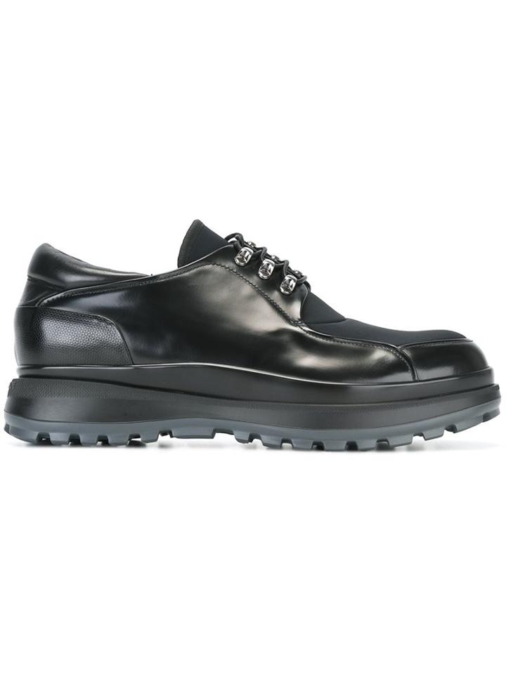 Giorgio Armani Panelled Lace-up Shoes