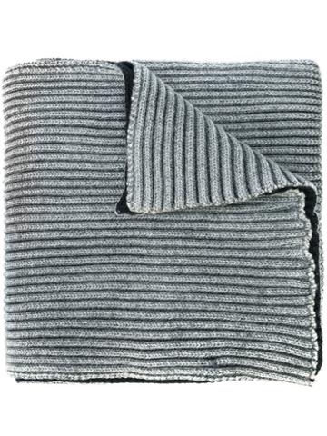 Stone Island - Ribbed Scarf - Men - Wool - One Size, Grey, Wool