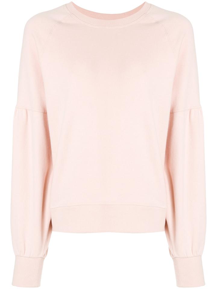 Dkny Classic Fitted Sweatshirt - Pink & Purple