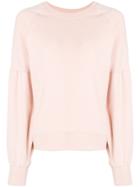 Dkny Classic Fitted Sweatshirt - Pink & Purple