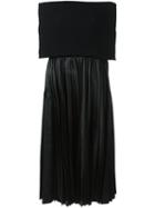 Junya Watanabe Comme Des Garçons Off-shoulder Pleated Dress