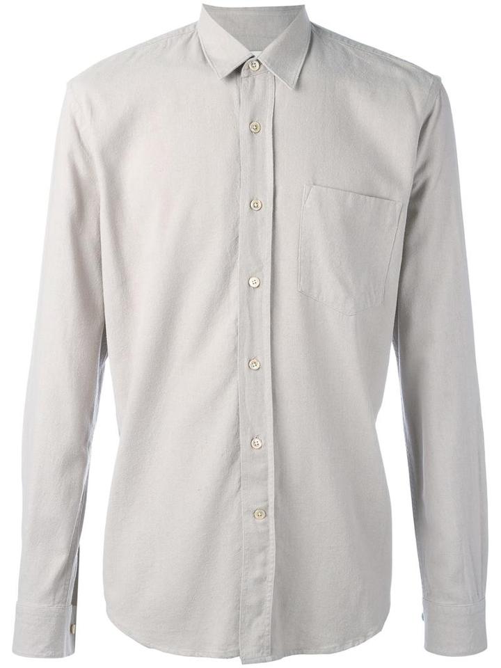 Our Legacy Classic Shirt, Men's, Size: Medium, Grey, Silk