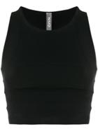 No Ka' Oi Crisscross Cropped Top - Black