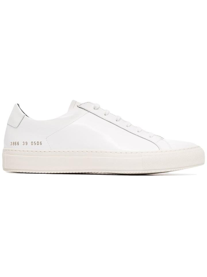 Common Projects Leather Achilles Premium Sneakers - White
