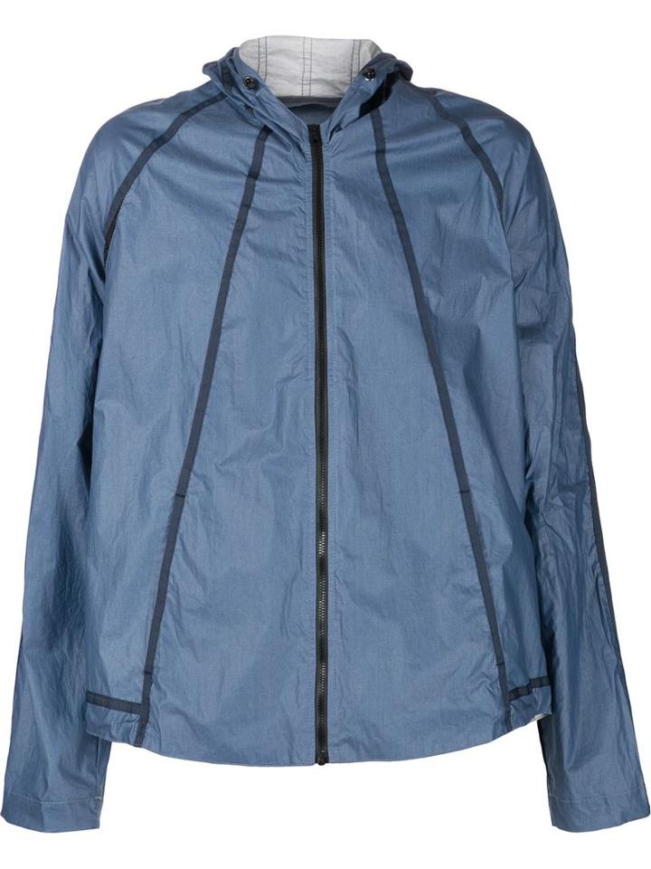 Christopher Raeburn Lightweight Windbreaker, Men's, Size: Medium, Blue, Cotton/polyester