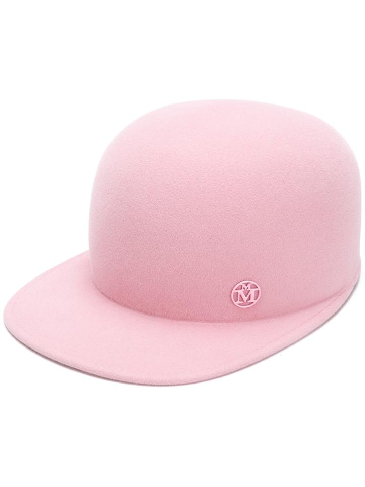 Maison Michel Shariff Cap - Pink & Purple