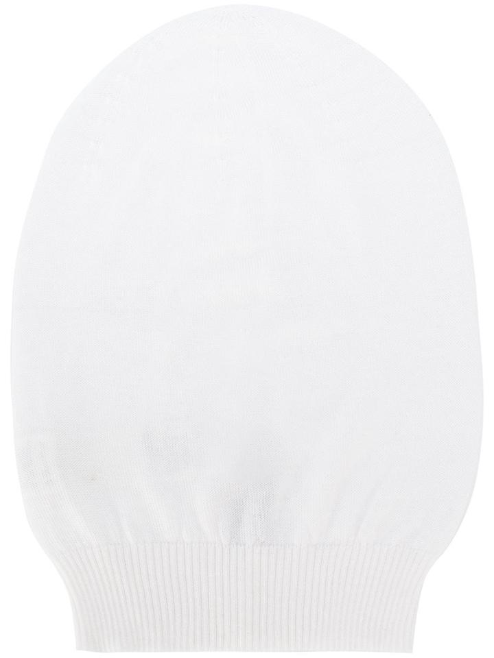 Rick Owens - Sheer Beanie - Men - Cashmere - One Size, Nude/neutrals, Cashmere