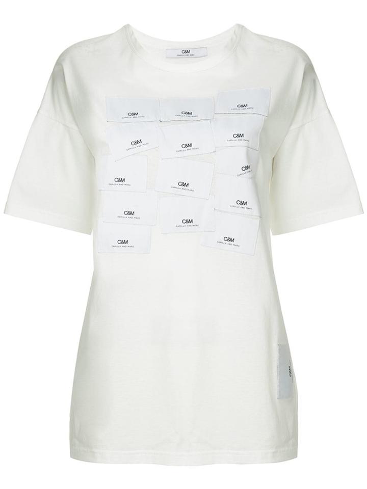 C & M Logo T-shirt - White