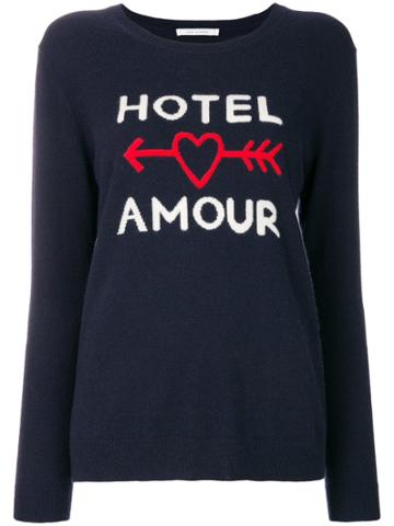 Chinti & Parker Hotel Amour Jumper - Blue