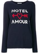 Chinti & Parker Hotel Amour Jumper - Blue