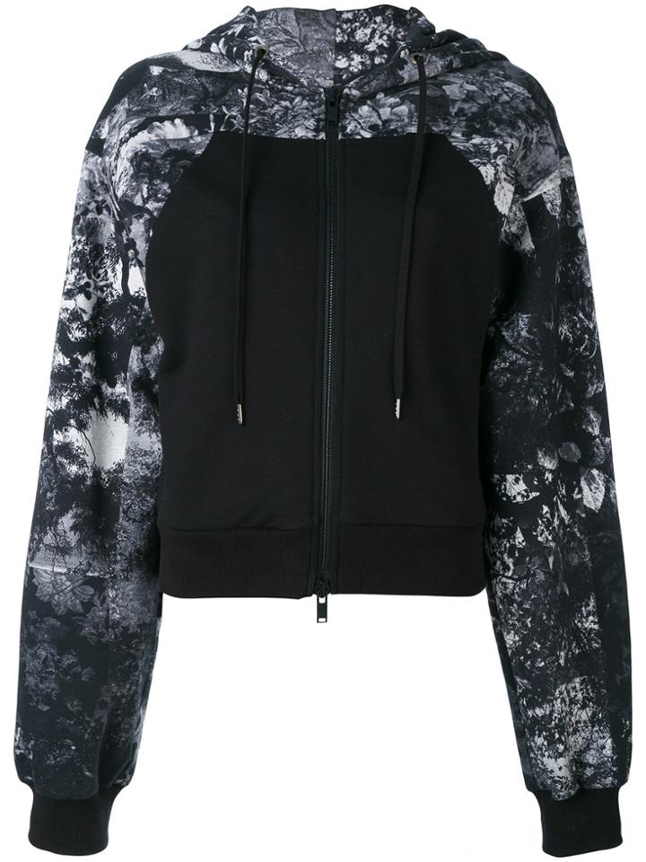 A.f.vandevorst Marbled Zipped Hoodie - Black