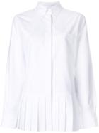 Thom Browne Pleated Detail Oxford Shirt - White